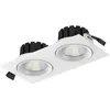 Image de Luminaire SLC DL04 SQUARE X2 R83X2 WH TED 930 IP54 36d