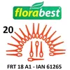 Image de 20 Lames De Rechange Florabest Frt18a1 - Ian 61265 Couteaux De Rechange Lidl Plastique