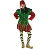 Image de Costume Elf Vert et Bordeaux Qualité professionnelle - Adulte