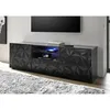 Image de Azura Home Design - Meuble Tv Luther 2 Portes 1 Tiroir Anthracite 181x57 Cm