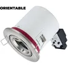 Image de Europalamp - Support Spot Bbc Orientable Inox Ip20 Avec Douille Gu10