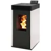 Image de Interstoves - Poêle À Granules Marina 8 Etanche - Blanc