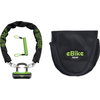 Image de OnGuard 8019E Antivol à chaîne Mastiff eBike 110 cm x 10mm, niveau de sécurité 80, noir/vert