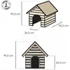Image de La Maison Du Jardin - Niche Pour Chien - 95x99x99h Beige