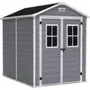 Image de Abri Jardin Resine - Premium 86 Dpf- 3,75M² - Gris