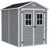 Image de Abri De Jardin En Résine 4,4 M² Premium 86 Gris - Keter