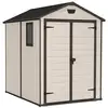 Image de Abri De Jardin En Résine Keter Manor 6x5 Beige