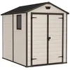 Image de Keter   Abri De Jardin Résine 6x8   Dimensions Extérieures 185,8x236,8x227cm   Ventilation Et Fenêtre Fixe   Plancher Inclus