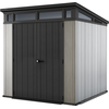 Image de KETER Artisan 7x7 Abri de jardin 214 x 226 x 218 cm, plastique, gris/anthracite KETER 17203426