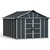 Image de Abris de jardin 11.7m² gris - Palram - 705159 - yukon