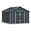 Image de Abris de jardin 7.9m² gris avec base - Palram - 705160 - yukon