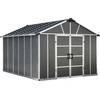 Image de Abris de jardin 11.7m² gris avec base - Palram - 705161 - yukon