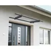 Image de Palram - Marquise Transparente 94x205,5cm Gris Anthracite 705125