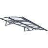 Image de Canopia By Palram - Marquise Transparente 223,5x139cm Gris - Palram - 705458