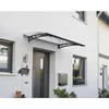 Image de Canopia By Palram - Marquise Transparente 150.5x91.5cm Gris Anthracite - Palram - 705531