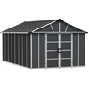 Image de Abri de jardin 11x17.2 pieds gris anthracite - Palram - 705683 - yukon