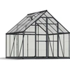Image de Palram - Canopia Serre aluminium Balance 88 Anthracite 244x244x229 cm
