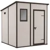 Image de Keter   Abri De Jardin Résine 6x6   Dimensions Extérieures 183,5x185 Cm   Hauteur 200 Cm   Ventilation Et Fenêtre Fixe   Plancher Inclus
