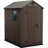 Image de KETER Darwin Abri de jardin 4x6, 126 x 205 x 185 cm, brun KETER 246949