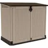 Image de Coffre de jardin en résine multifonctions 880 l - beige (sans vérins)