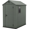 Image de Abri de jardin en plastique avec plancher Keter Darwin 4x6 - 126 x 185 x 205 cm - vert