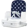 Image de Chaise de bébé pour la table - BENBAT - Tragbar et waschbar - Leicht zusammenklappbar - Verstellbarer Sicherheitsgurt - Marineblau