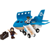 Image de BRIO avion bleu 33306 - Bois - Escalier extérieur magnétique - deux passagers, valise et escalier extérieur - dès 3 ans
