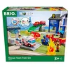 Image de BRIO World - 36025 - Circuit Intervention d’Urgence - Coffret Complet de 44 pièces avec policiers, Pompiers et ambulanciers - Circuit de Train en Bois - Jouet Mixte à partir de 3 Ans en occasion ou reconditionné