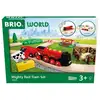 Image de Ravensburger BRIO World Locomotive Mighty Red à piles Circuit ferme 24 pièces Rouge - Neuf