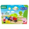 Image de Circuit de train en bois BRIO World Peppa Pig 36123 18 pièces Vert - Neuf