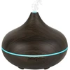Image de INF Humidificateur à ultrasons avec lampe aromatique 500 ml marron foncé