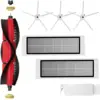 Image de Accessoires pour aspirateur Roborock S5/S6 - 7 pièces, Principale Rouleau Filtre hepa Brosse Latérale - Neuf