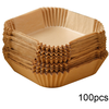 Image de Papier Sulfurisé Pour Friteuse À Air 16 Cm 100 Pièces Naturel