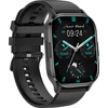Image de INF Montre intelligente étanche avec différents modes sportifs, appels Bluetooth Le noir