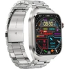 Image de INF Montre intelligente avec bracelet en métal ECG, fréquence cardiaque, sommeil Argent