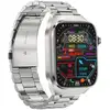 Image de Montre intelligente avec bracelet en métal ECG, fréquence cardiaque, sommeil Silver - Neuf