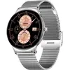 Image de INF Montre Connectée Multifonctionnelle Métal et Silicone pour le Sport Argent