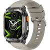 Image de INF Montre Connectée GPS Sport Multifonction - Métal & Silicone - 2.01" - Kit Complet Gris