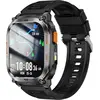 Image de INF Montre Connectée GPS Sport Multifonction - Métal & Silicone - 2.01" - Kit Complet Le noir