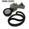 Image de Jeu De Courroies Trapézoïdales À Nervures Skf Vkma 31001 Audi 038 903 315 Ae