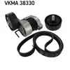 Image de Jeu De Courroies Trapézoïdales À Nervures Skf Vkma 38330 Bmw 013 997 46 92