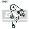 Image de Pompe À Eau + Kit De Courroie Crantée Skf Vkmc 06008 Renault 11 9a 096 39r