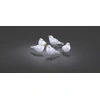 Image de Konstsmide - Oiseaux en acrylique LED, lot de 5, 40 diodes blanches froides, transfo extérieur 24V, câble transparent ; 6144-203