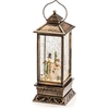 Image de Konstsmide - LED "Lanterne de neige avec bonshommes de neige", remplie d'eau, 1 diode blanc chaud, fonctionne sur piles, intérieur, 3 x AA 1.5V (excl.) ; 2889-000