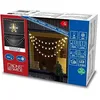 Image de Konstsmide Rideau lumineux à LED, 44 étoiles flocons, 44 diodes blanc chaud, 4,5 V, extérieur (IP44), Câble transparent - 4042-103 en occasion ou reconditionné