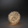Image de Konstsmide LED Drahtball, 80 diodes blanc chaud, 4,5V, intérieur, câble transparent - 3514-303