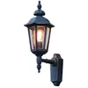 Image de Konstsmide Pallas Applique Murale D'Extérieur Classique Lantern Up - Noir Mat, Ip23