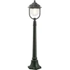 Image de Konstsmide Parma Lampe d'allée en aluminium laqué vert avec verre acrylique transparent