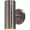 Image de Konstsmide Modena Applique murale Up&Down en acier inoxydable avec verre transparent