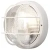Image de Konstsmide Manotva 7651-200 Applique murale d'extérieur en verre transparent strié IP44 Blanc 18,5 x 10,5 x 18,5 cm en occasion ou reconditionné